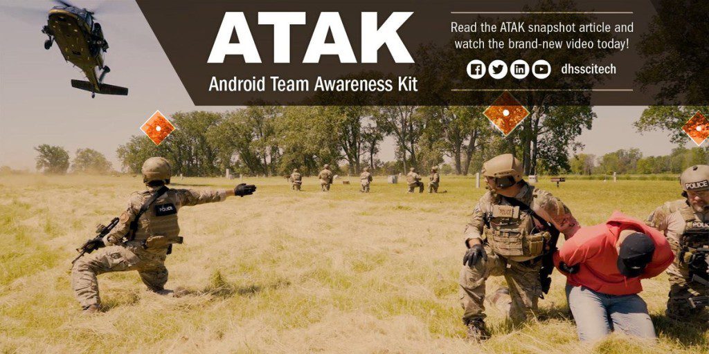 Military ATAK situational awareness tool serving Fire Fighters, law ...