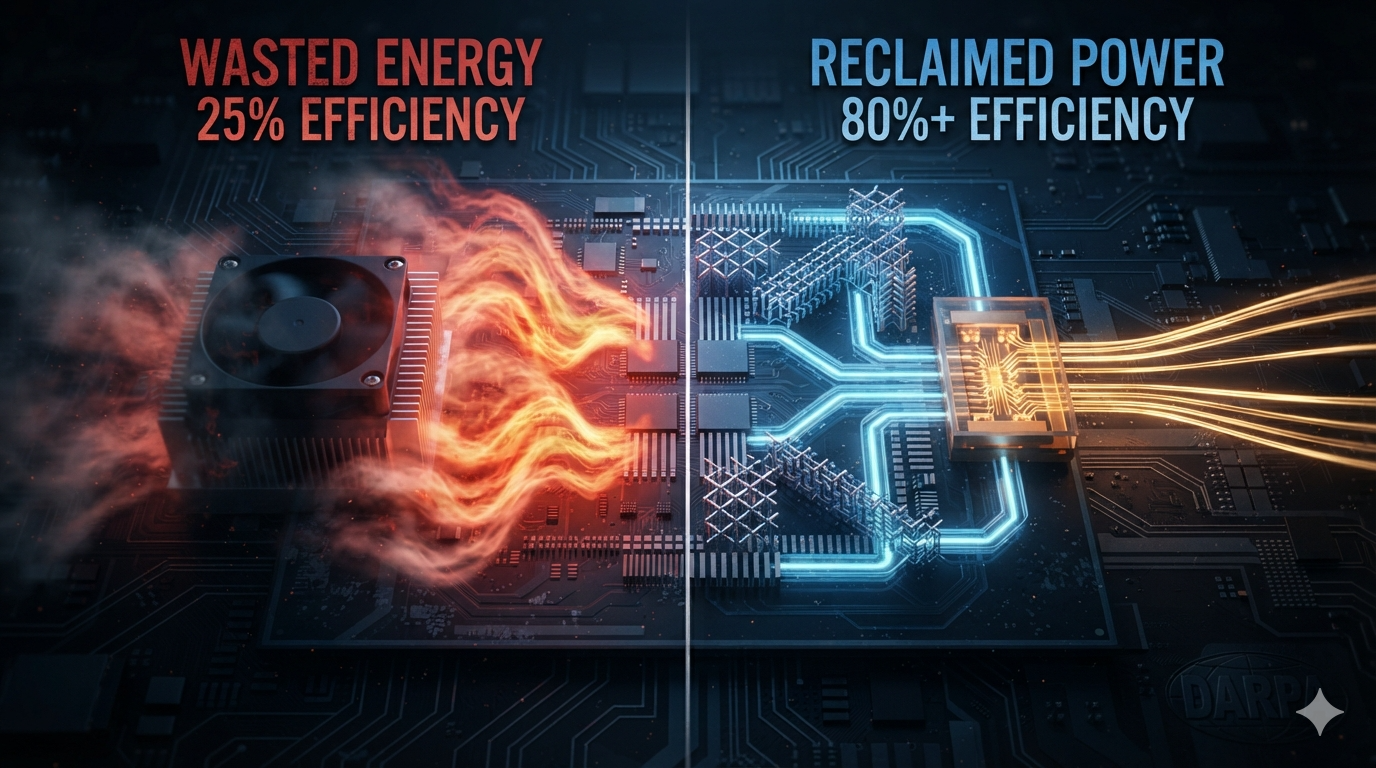 DARPA waste to heat